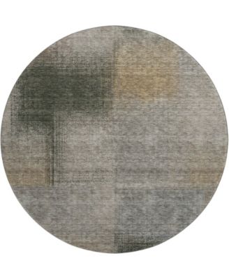 Trevi Washable TV10 8'x8' Round Area Rug
