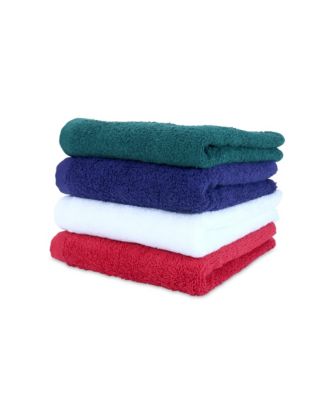 Terry Polishing Hand Towels (12 Pack), 16x27 in., Heavy 550 GSM, Absorbent Cotton, Multi-Purpose, Reusable, Color Options