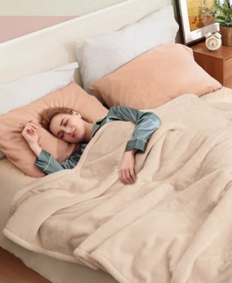 Heated Flannel Blanket, King