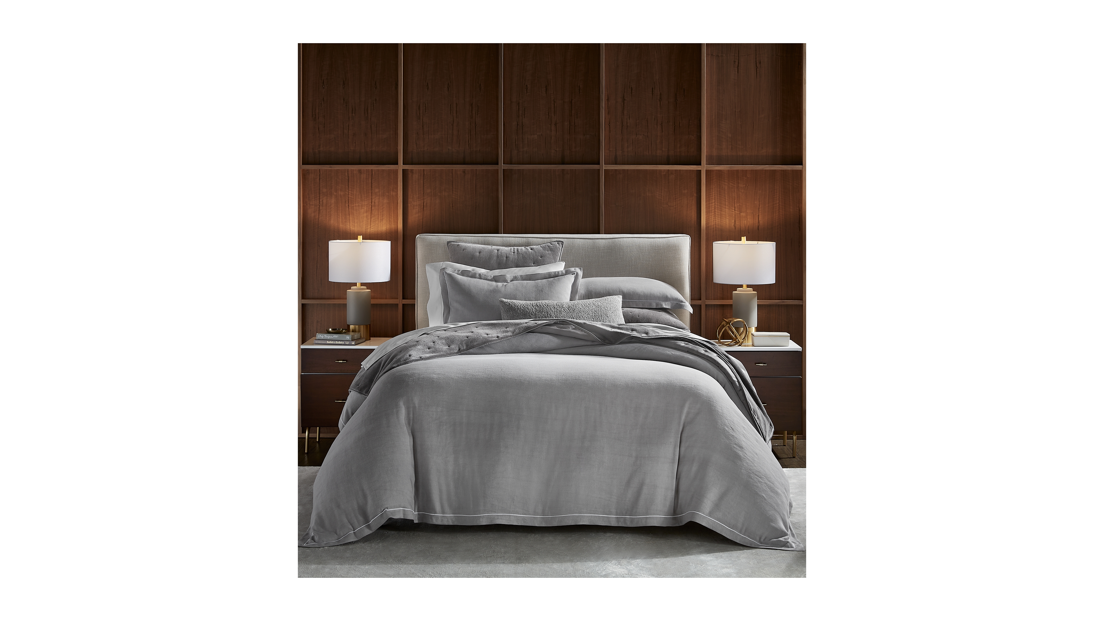 Hotel Collection Linen/Modal Blend 3-Pc. Comforter Set, Full/Queen, Exclusively at Macy's