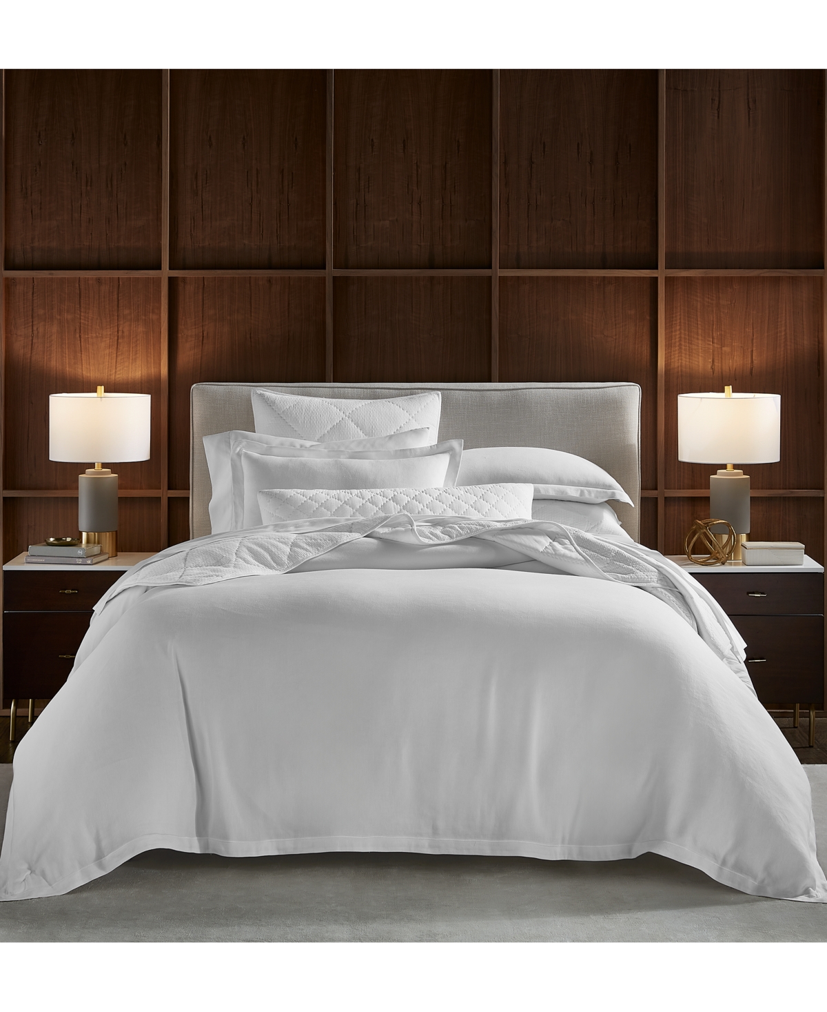Hotel Collection Closeout!  Linen/modal Blend 3-pc. Duvet Cover Set, King, Exclusively At Macy's