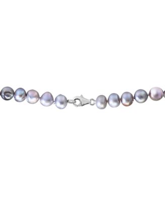 EFFY® White Cultured Freshwater Pearl (7 mm) 18 Statement Necklace (Also in Gray, Pink, & Multicolor Cultured Freshwater Pearl)