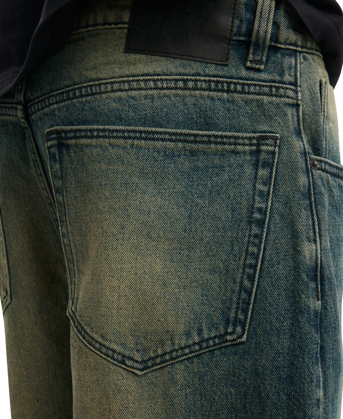 Shop Cotton On Men's Super Baggy Jort Shorts In Washed Blue