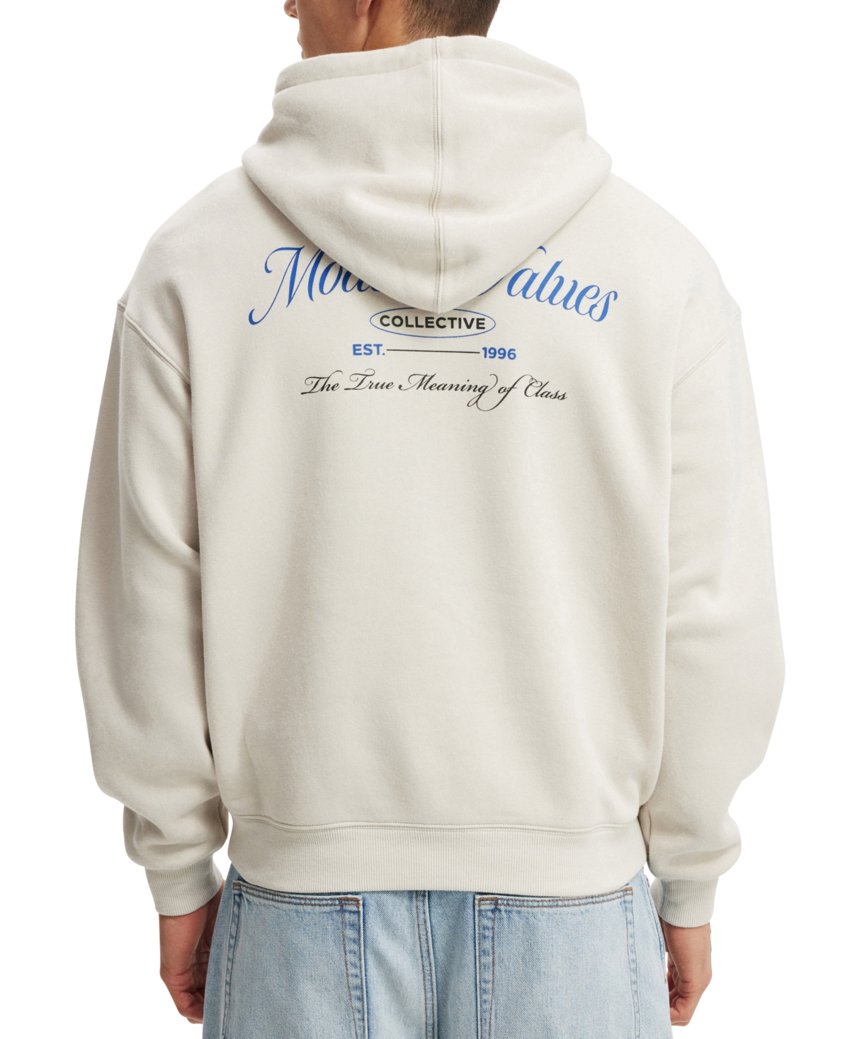 COTTON ON MEN'S BOX FIT GRAPHIC HOODIE 