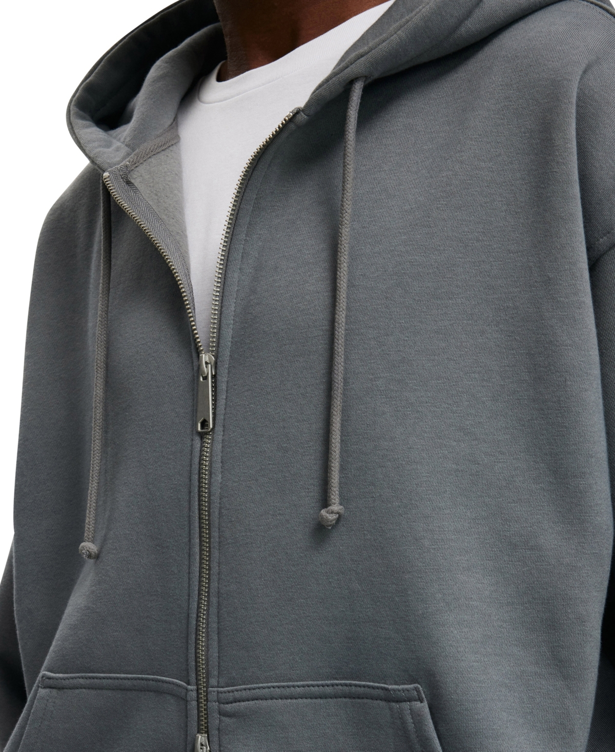 Cotton On Men's Box Fit Zip Up Hoodie -/ Two Way Zip
