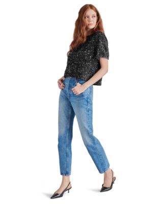 Women's Cressa Sequined Velvet Top