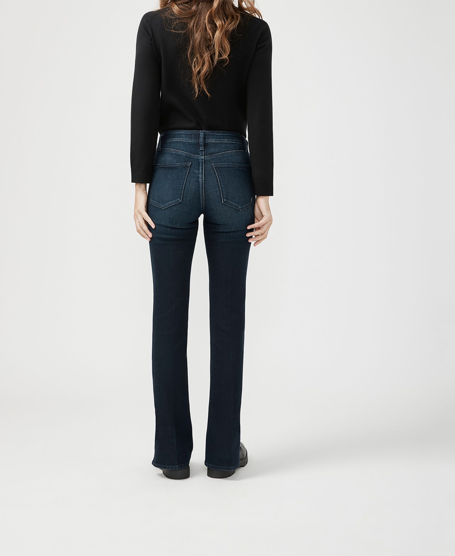 Women's Avery High Rise Curvy Fit Slim Bootcut Jeans