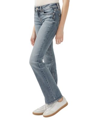 Women's Suki Mid Rise Curvy Fit Slim Bootcut Jeans