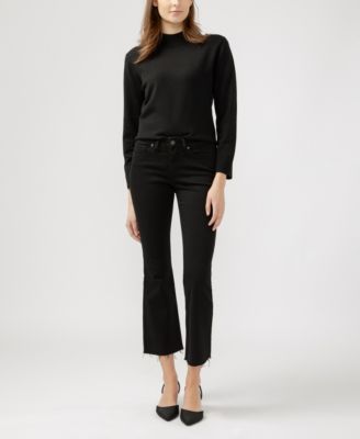 Women's Suki Mid Rise Curvy Fit Kick Flare Jeans