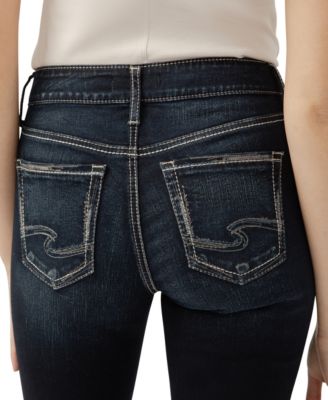 Women's Suki Mid Rise Curvy Fit Slim Bootcut Jeans