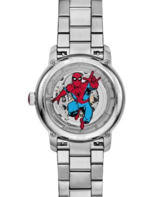 Fossil Unisex Marvel x Limited Edition Automatic Silver Stainless