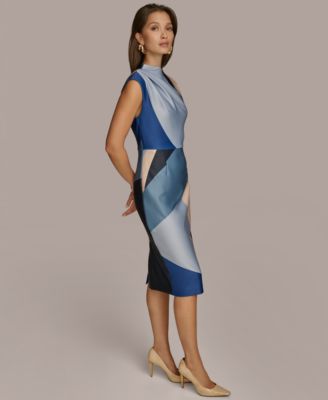 【Donna Karan New York】Hardware-Trim Fall Sheath Dress NWT Donna Karan New York Women's Hardware-Trim Fall Sheath