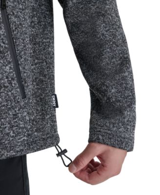 Men's Sweater-Knit Fleece Jacket 