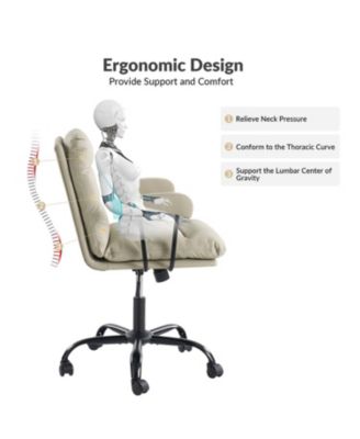 Bartholomew Modern Office Chair with SGS International Certified Stainless Steel Gas Spring