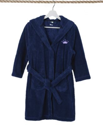 Kids Crown Super Plush Double Brushed Hooded Bathrobe