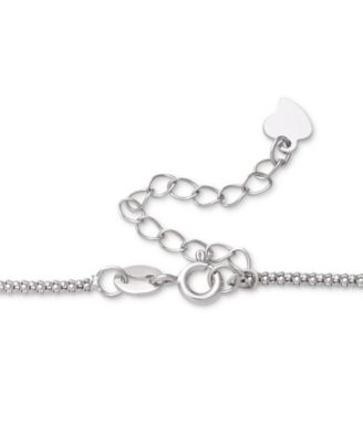 Cultured Freshwater Pearl (8-9mm) Lariat Necklace in Sterling Silver, 18" + 2" extender