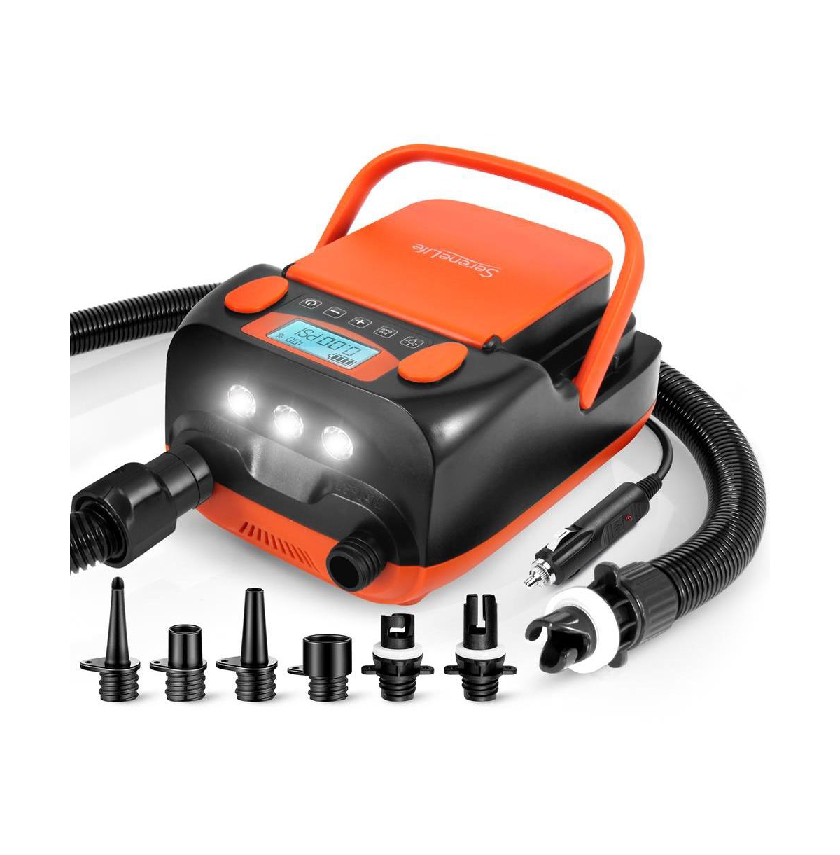 Portable Electric Sup Air Pump, 110W - Orange