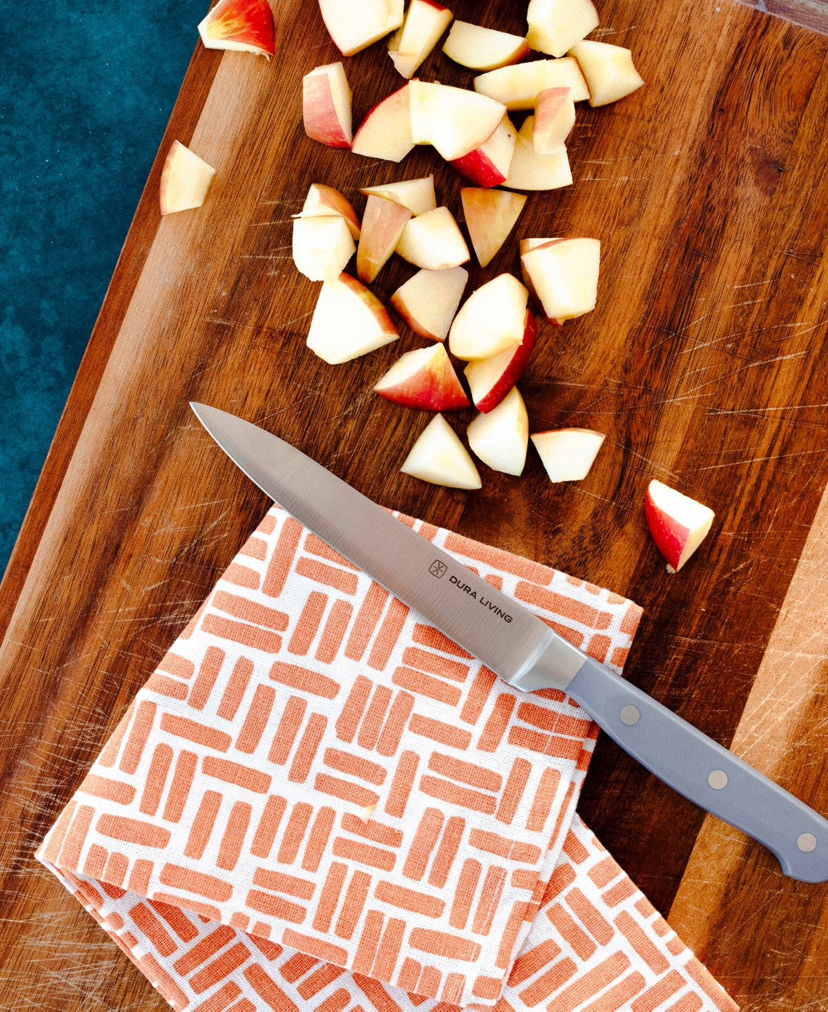 Shop Dura Living 3-piece Starter Knife Set In Gray