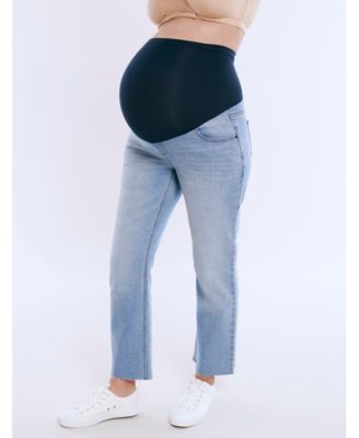 Women's Secret Fit Over the Belly Slim Straight Leg Jeans - Motherhood Maternity