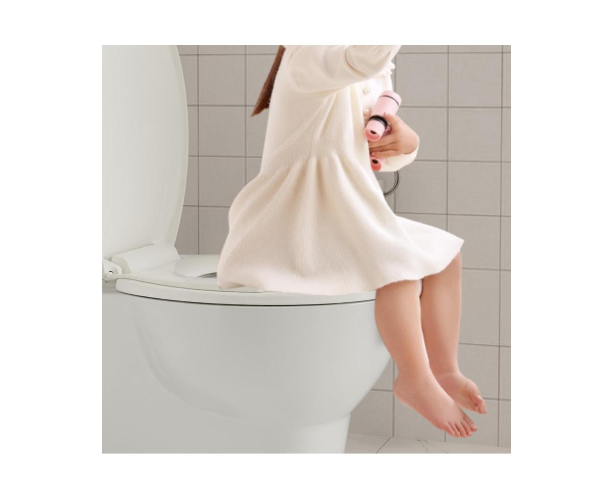 gaomon Toilet Seat Round,Toilet Seat with Toddler Seat Built in, Potty Training Toilet Seat Round Fits Both Adult and Child, with Soft Close, Easy Ins