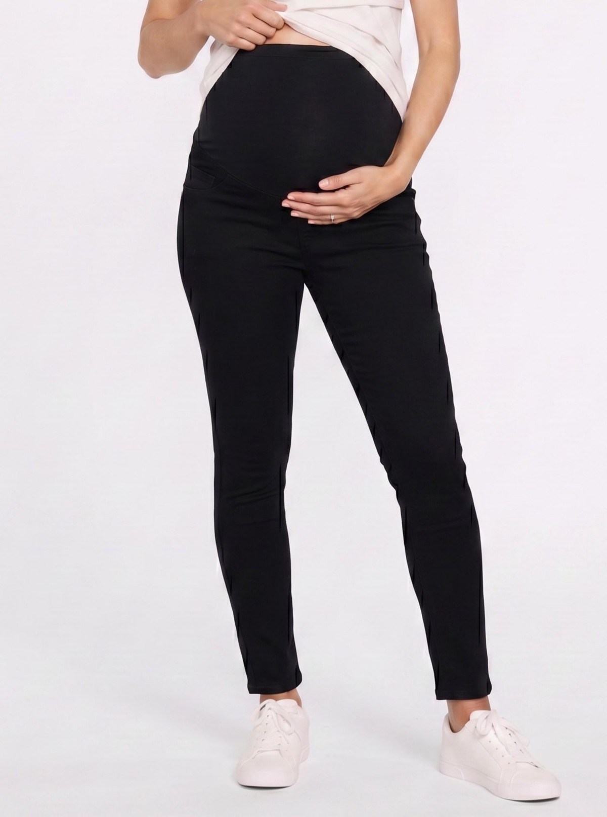 Женские джинсы Motherhood Maternity Maternity Motherhood Secret Fit Over the Belly Ankle Length Skinny Jeans — фото 1