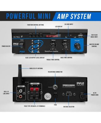 Stereo Power Speaker Amplifier With USB, SD, Bluetooth & FM, 150 Watt
