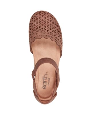 Women's Bronnie Perforated Two-Piece Flat Sandals