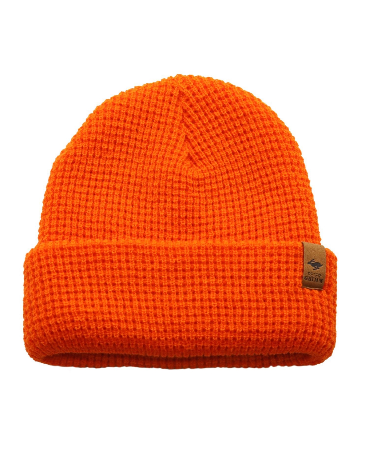 Bed-Stuy Acrylic Waffle Beanie Cap - Beige/khaki