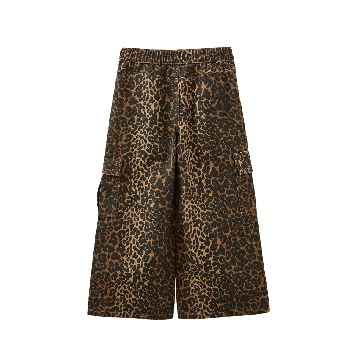 Cotton On Little Girls Little/Big Kaillee Wide Leg Pant -leopard