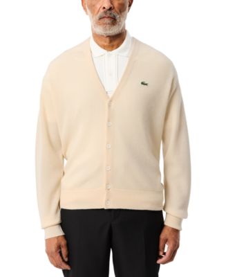 カーディガン   Men's relaxed fit crew neck sweater cardigan Floerns Men's Casual Long Sleeve Button Front V Neck Rib