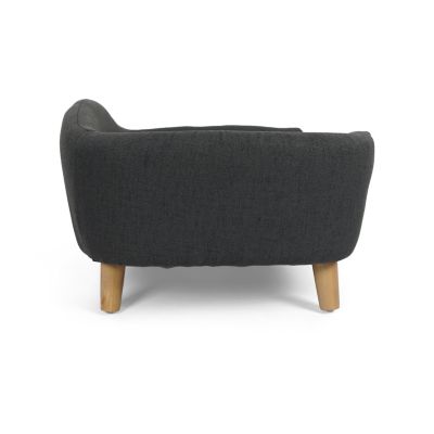 Streamdale Mid-Century Modern Dog Bed with Tufted Cushion