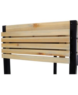 Metal Leg Raised Garden Box with Folding Shelf