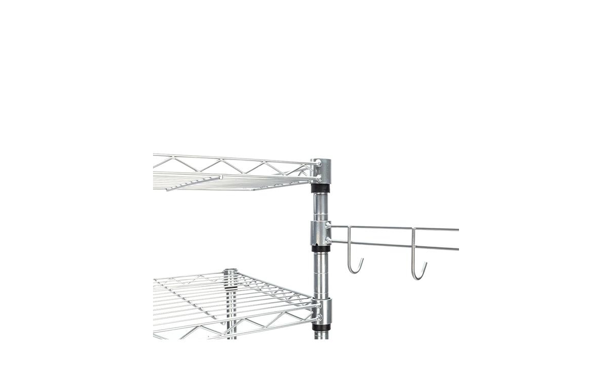 Slickblue 4-Tier Kitchen Baker's Rack - Microwave Oven Stand & Storage Cart