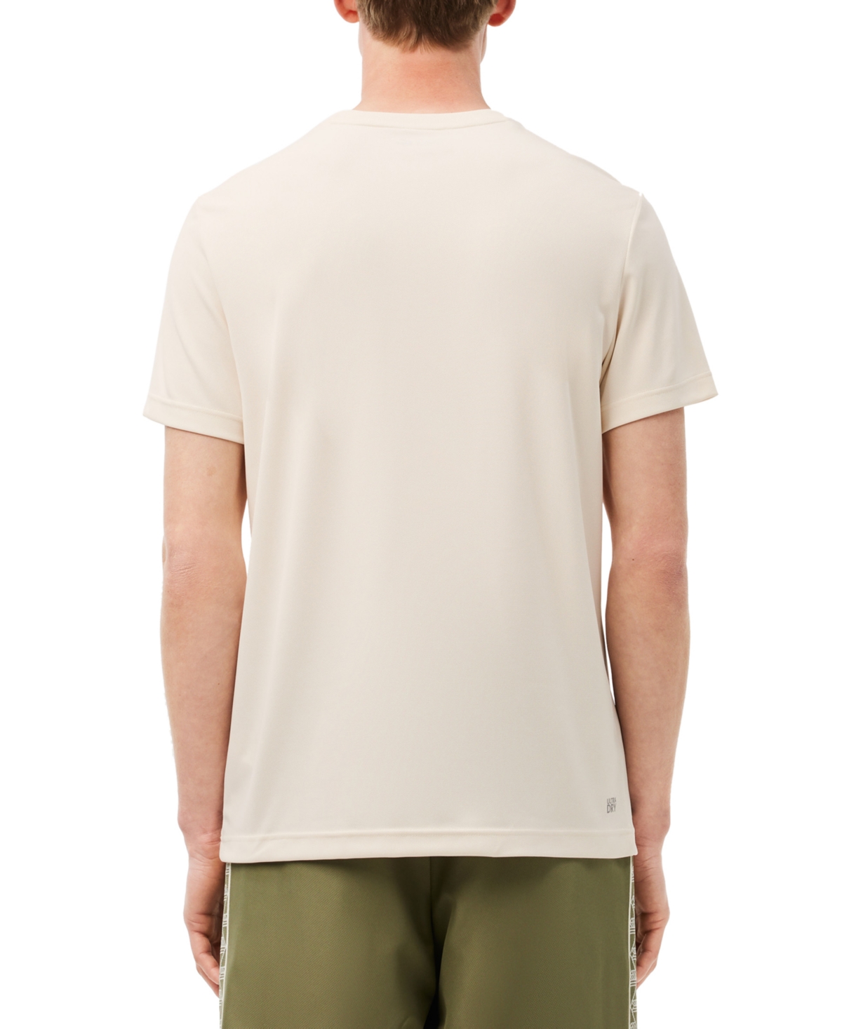 Lacoste Men's Short Sleeve Logo Graphic Crewneck T-Shirt