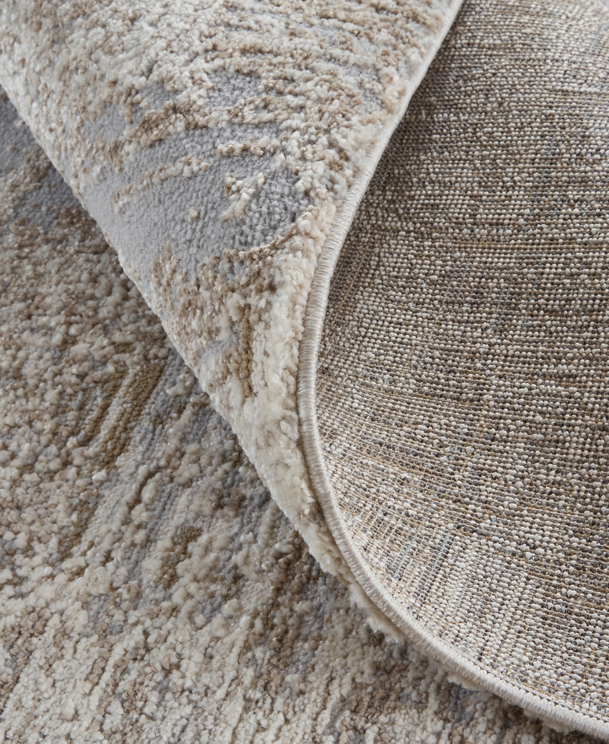 Shop Feizy Vancouver 39fhf 8'x10' Area Rug In Ivory,gray