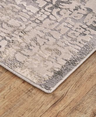 Feizy Prasad 3683f Rug Collection In Gray,ivory