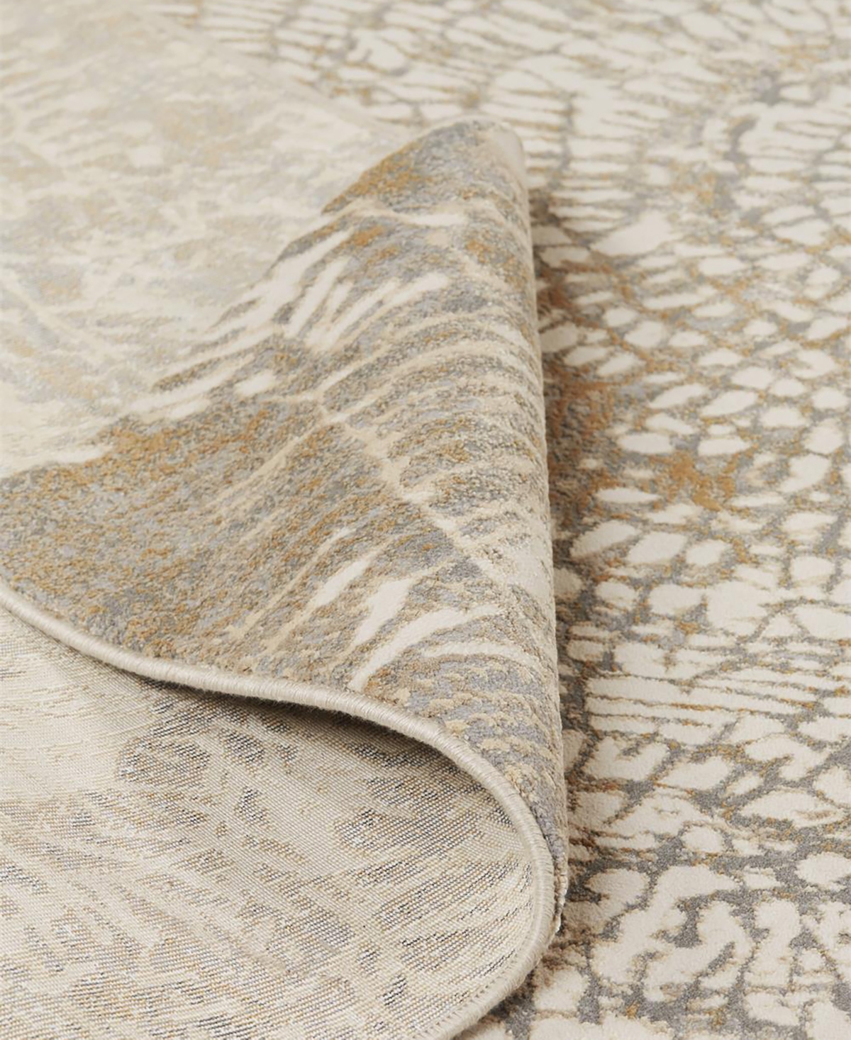 Feizy Parker 3702f 2'6"x8' Runner Area Rug In Ivory,tan