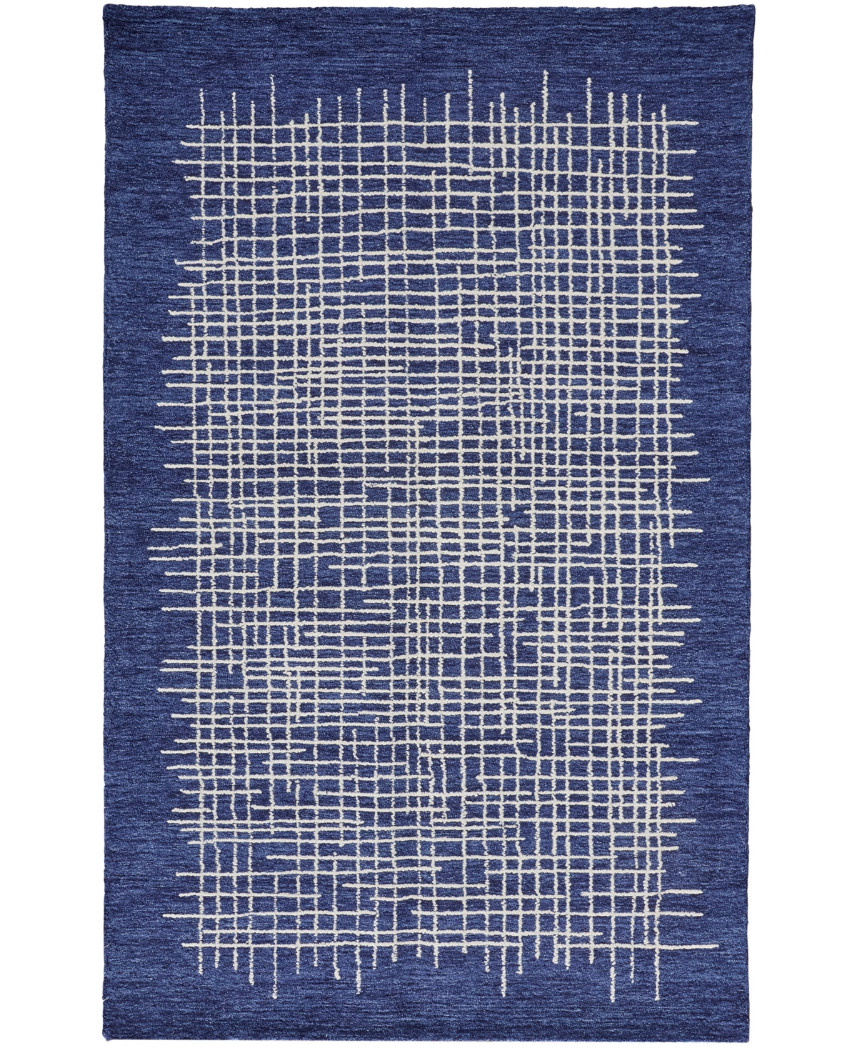 Feizy Maddox 8630f Area Rug, 5' X 8' In Blue,ivory