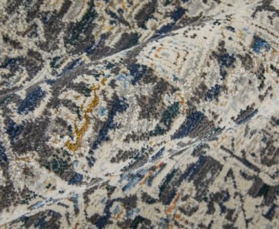 Feizy Kaia 39huf Rug Collection In Ivory,gray