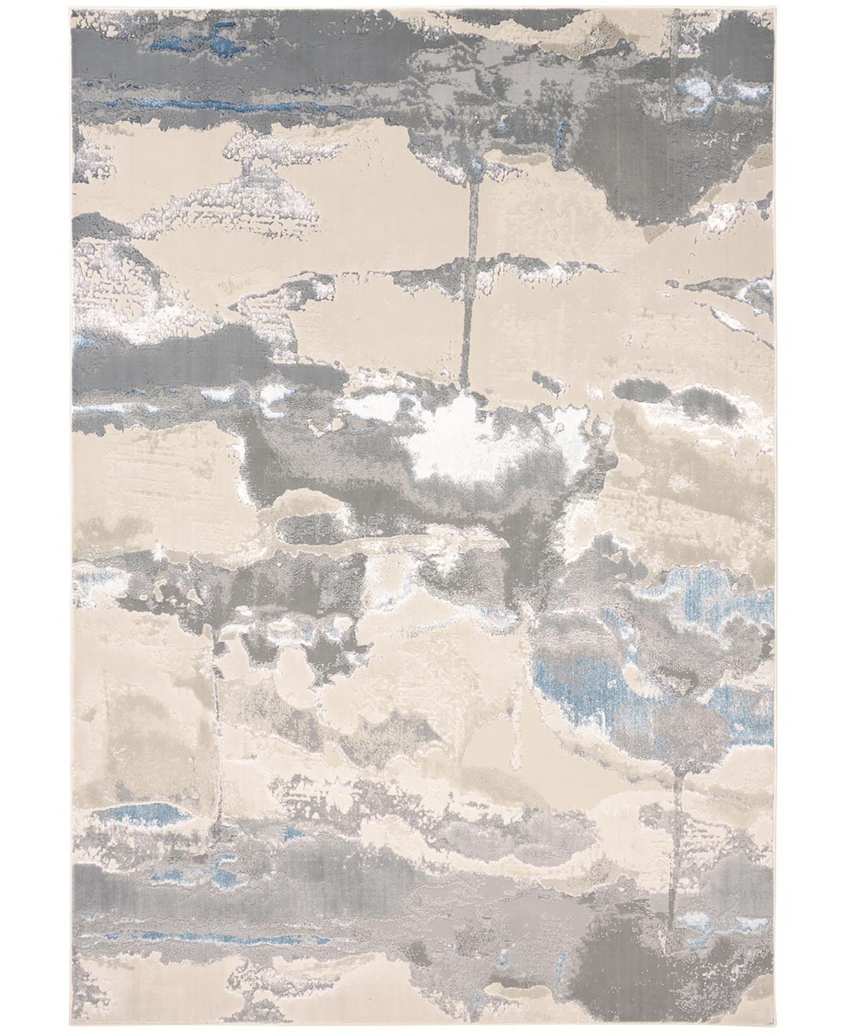 Shop Feizy Azure 3525f 3'11"x6' Area Rug In Ivory,gray