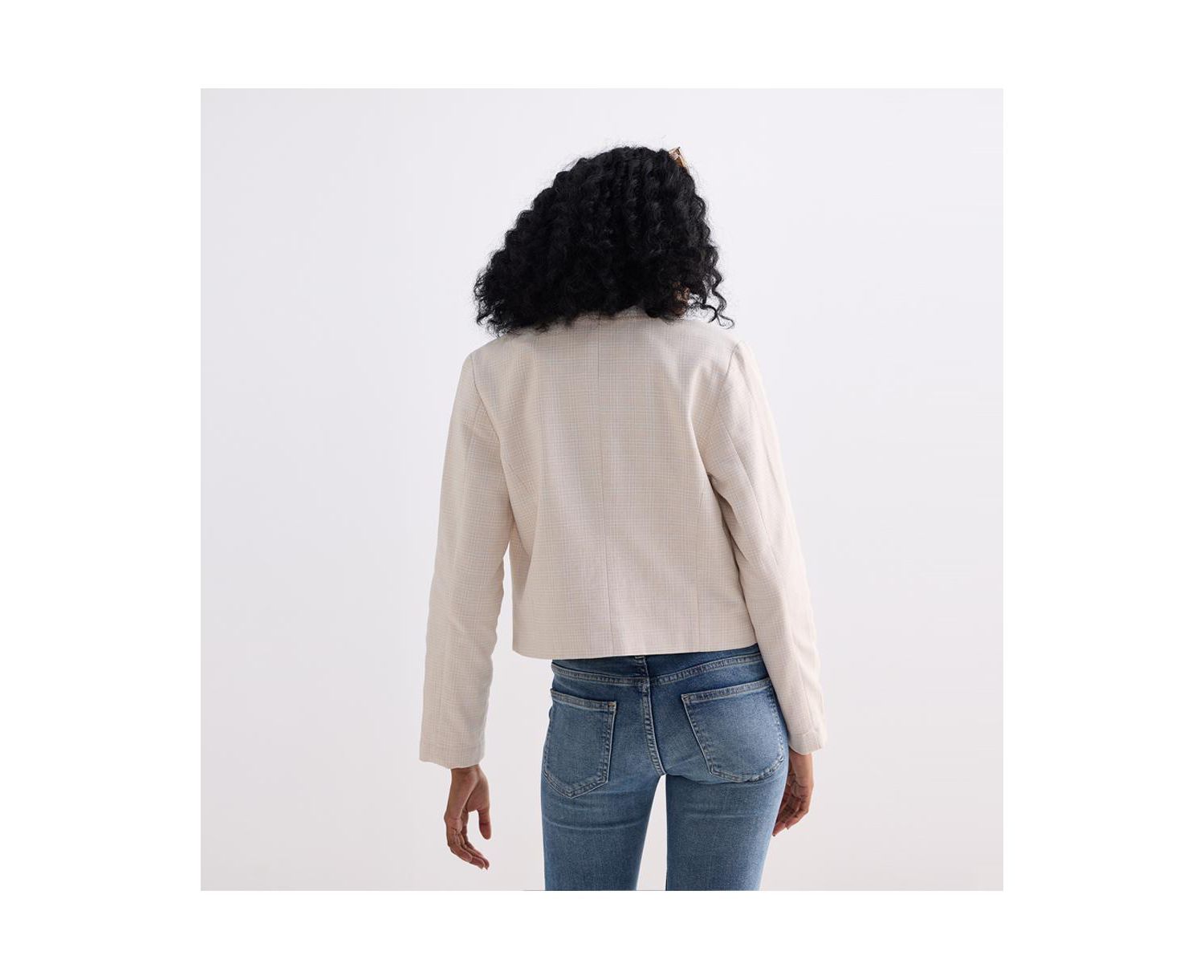 Women's Lady Jacket in Cotton Tweed