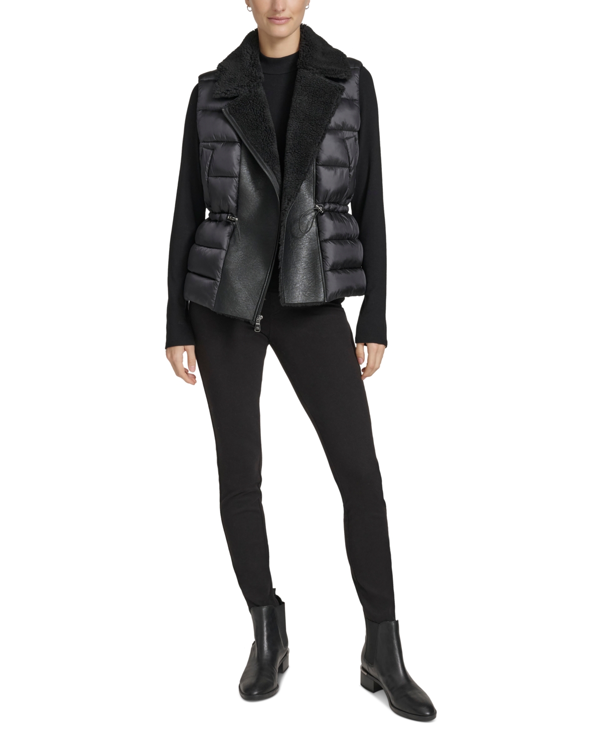 MARC NEW YORK ANDREW MARC SPORT WOMEN'S FAUX-SHEARLING VEST 