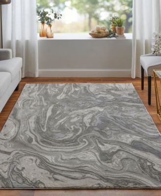 Shop Feizy Prasad 3894f Rug Collection In Gray,ivory
