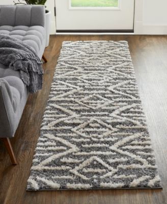 Mynka 39IBF 2'6"x8' Runner Area Rug