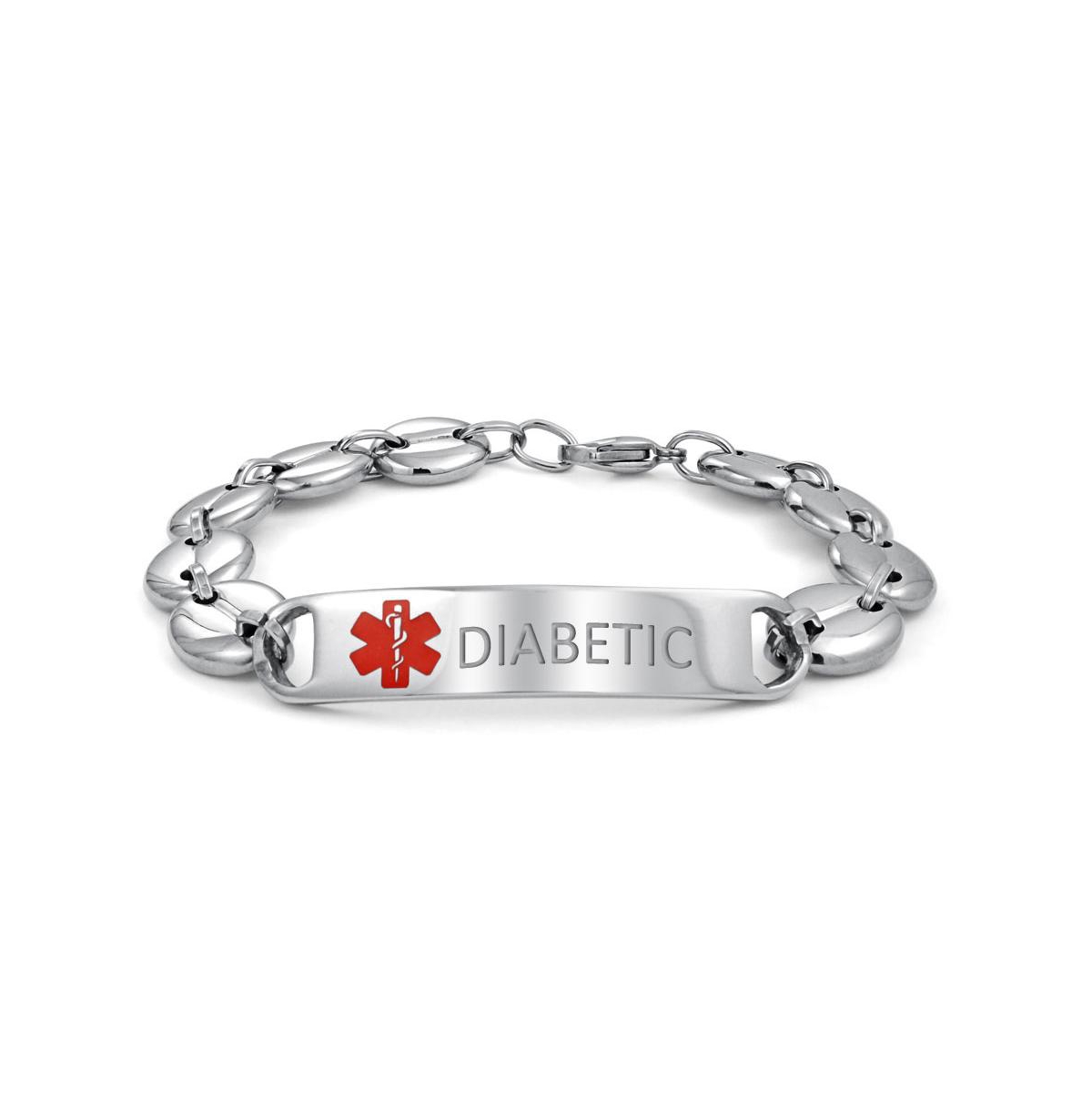 Bling Jewelry Medical Alert Id Bracelet Mariner Link Stainless Steel