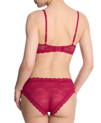 Feathers Low-Rise Sheer Hipster Underwear Lingerie 753023