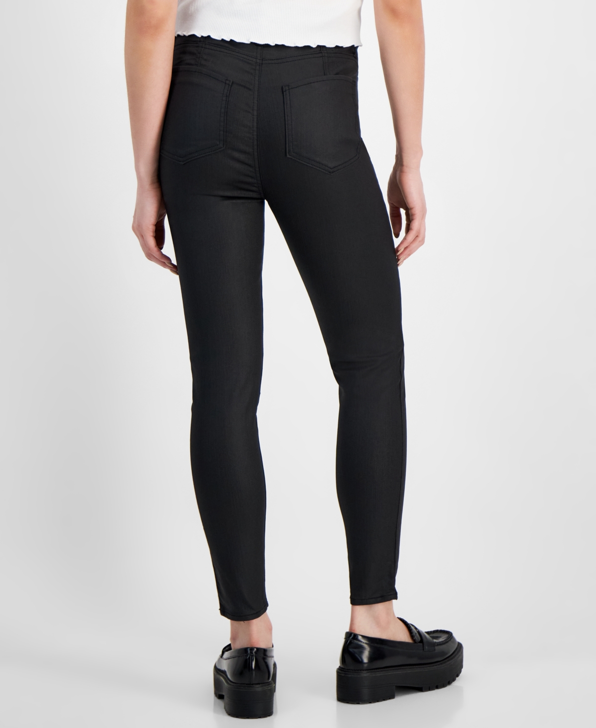 Celebrity Pink Juniors' Curvy-Fit Faux-Pocket Skinny Jeans