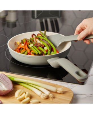 Leo Balance 5Pc Nonstick Ceramic Frying Pan Set with Turner, Recycled