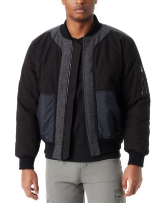 BASS OUTDOOR - Men's Hero Mixed Media Zip-Front Bomber Jacket