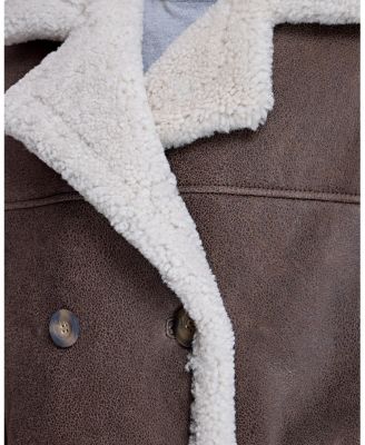 Women's Shearling Pea Jacket